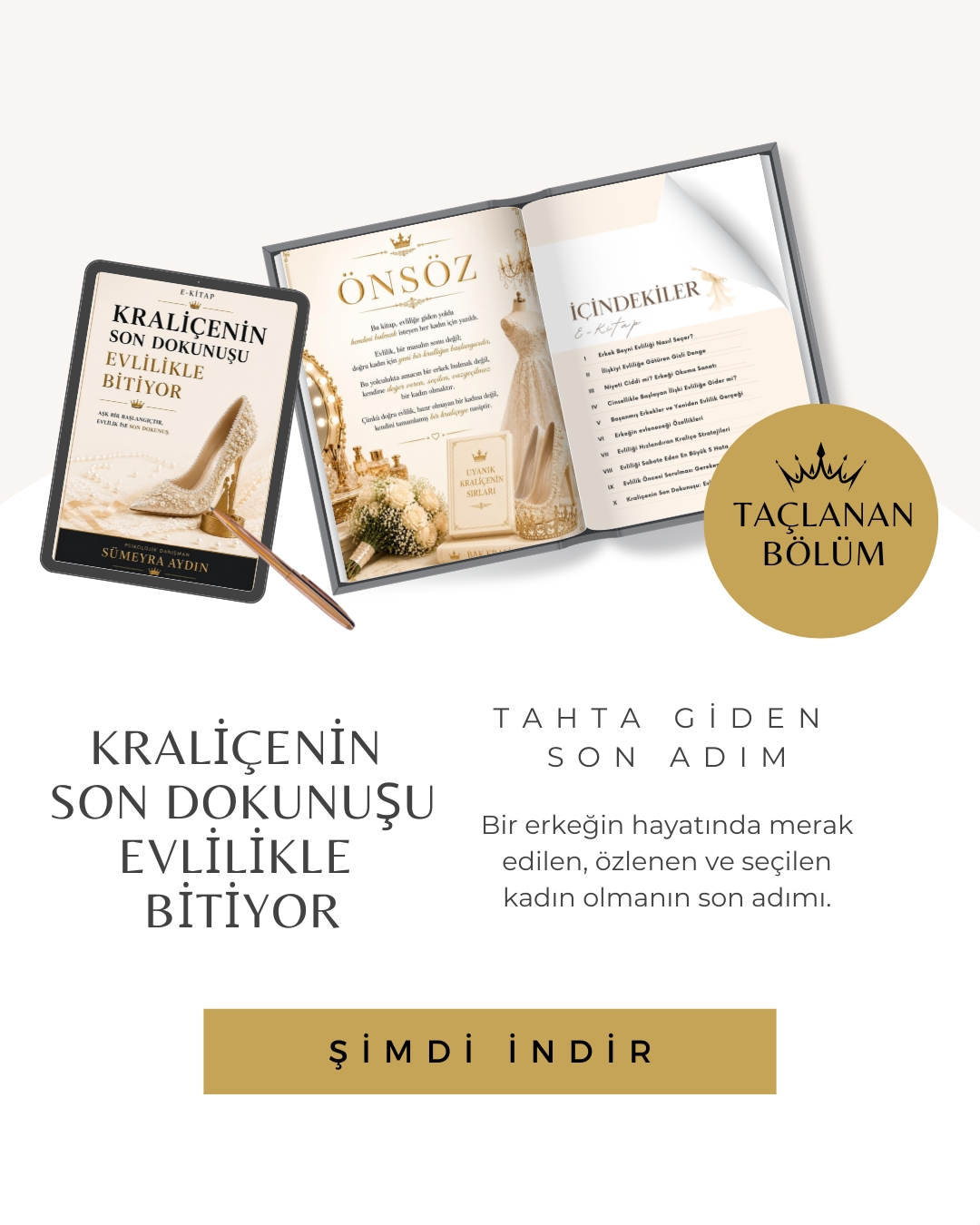 Kraliçenin Son Dokunuşu Evlilikle Bitiyor E-Kitap - Görsel 3